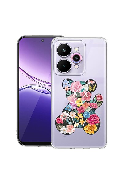 bestcase ¬Æ Husa Clear Slim Silicon Compatibila cu Realme 15 / 15 Pro, Teddy ...