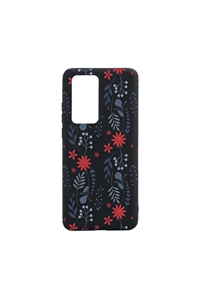 bestcase Husa Huawei P40, Flower nonfigurative, rezistenta la uzura, anti-alu...