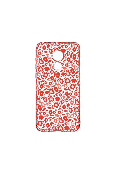 bestcase BestCase Clear Silicone Case 2MM, Compatible with Nokia C30, Red Flo...