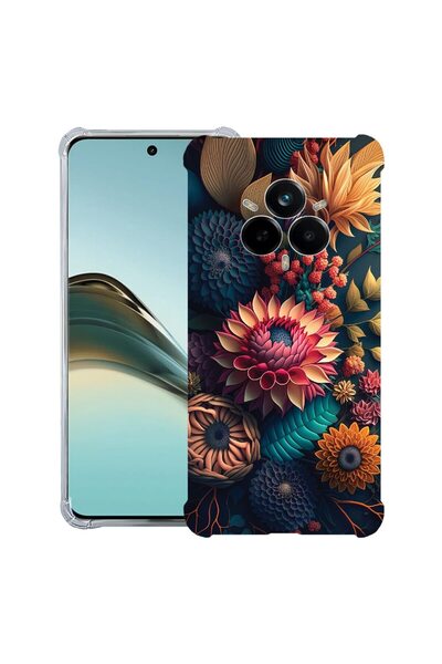 bestcase Husă Anti-șoc pentru Realme 14 Pro Plus, Flori colorate, 1997763 AS ...