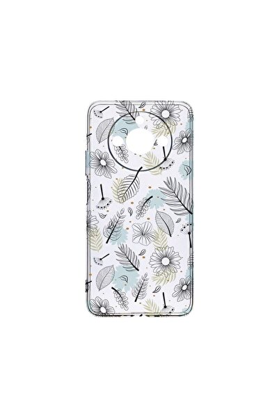 bestcase Διαφανής Θήκη Σιλικόνης 2MM, Συμβατή με Realme 11, Λουλούδια, Αντικρ...
