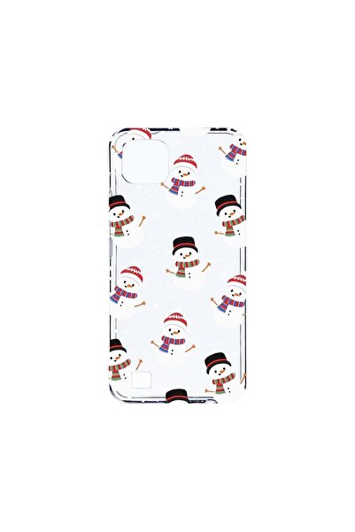 bestcase Husa BestCase¬Æ Clear Silicon 2MM, Compatibila Cu Realme C20, Snowma...