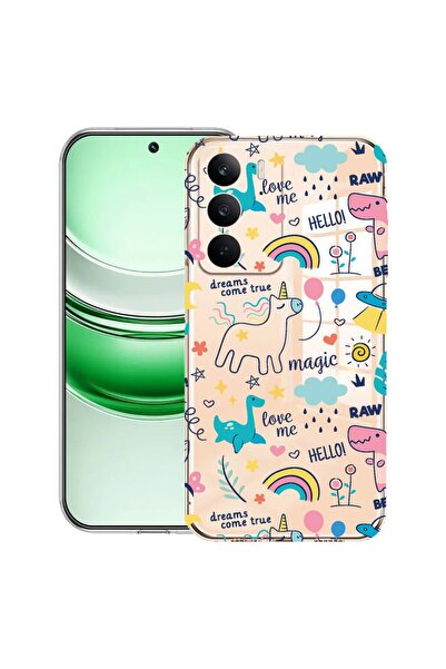 bestcase ¬Æ Husa Clear Silicon pentru Realme C71, Unicorn - Dreams Comes True...