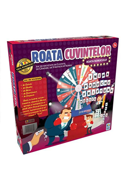 MC Micostore Образователна настолна игра, Кръг с думи, 168 жетона, За 2-4 играчи