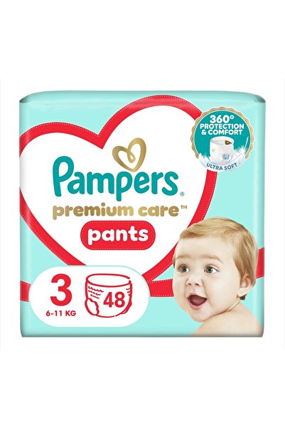Pampers Premium Care Diapers-Chilotel Pants Value Pack, Size 3, 6-11 kg, 48 pcs