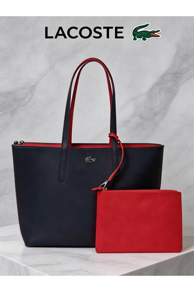 Lacoste LIVE Women's Double sided Two tone Large Capacity Handbag, Fashionabl...