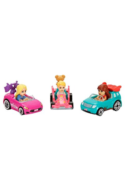 Barbie HW Racerverse Yarış Pisti Arabaları 3’lü Paket JDG