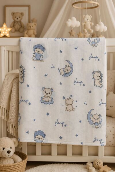 Pico Baby Multi-Purpose Muslin Blanket / 100% Cotton / Oeko-Tex Certified / 8...
