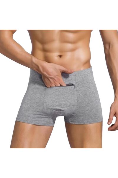 Other Ajkvoice Stash Pocket Underwear for Men, Men's Boxer Briefs with a Secr...