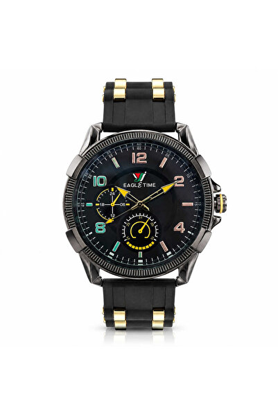 Watch Men's watch, EagleTime, Black, ET11