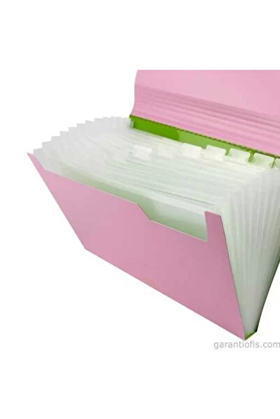 Bigpoint 13 Cepli Körüklü Dosya A4 (BP-265 Pembe)