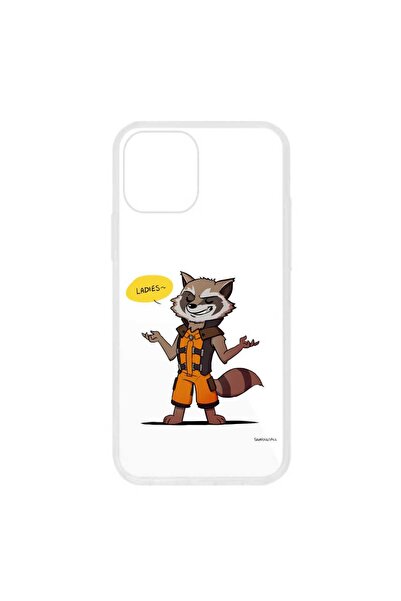 OEM Husa compatibila cu Apple iPhone 12 Mini Silicon Transparenta Model Rocket