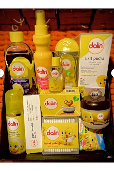 Dalin HOUSE OF Pİ Yeni Doğan Bebek Banyo Bakım Seti (11 PARÇA BEBEK BANYO SEP...