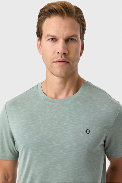 Back And Bond Regular Fit Adaçayı Basic Tişört