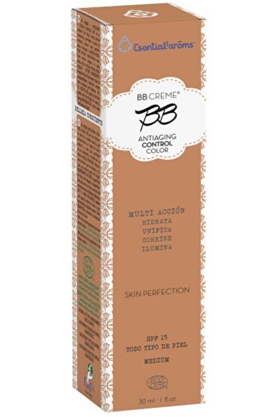 Esentialaroms BB cream anti-îmbătrânire, cu control al culorii, Nuanță Medie,...