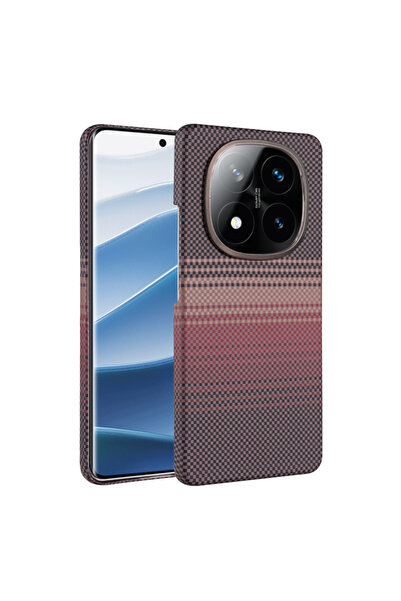 UnDePlus Xiaomi Redmi Note 15 Pro 4G Kılıf Kevlar Desenli Karbon M-Safe Magne...