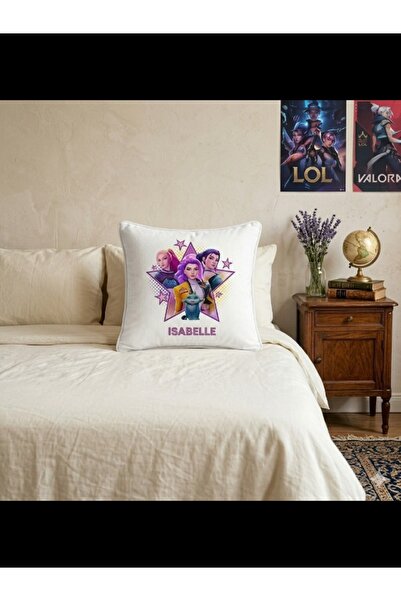 Emaazz LLC KPop Demon Anime Style Pillow – Aesthetic Bedroom Decor