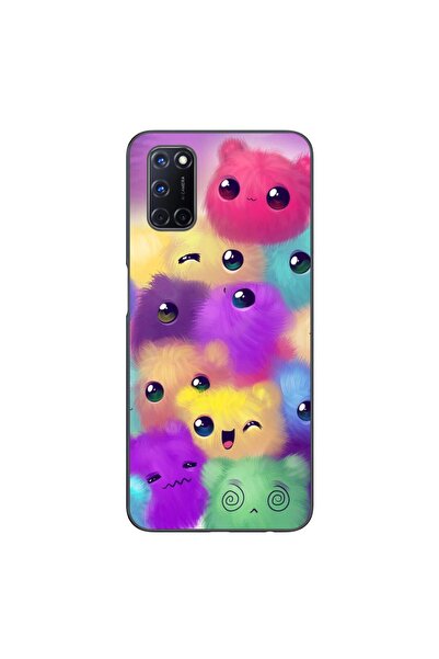 OEM Husa compatibila cu Oppo A72 Silicon Gel Tpu Model Pufosi Colorati