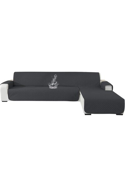ABYstyle Sofa cover for 4 seats, waterproof for L-shaped corner sofa, 258 cm,...