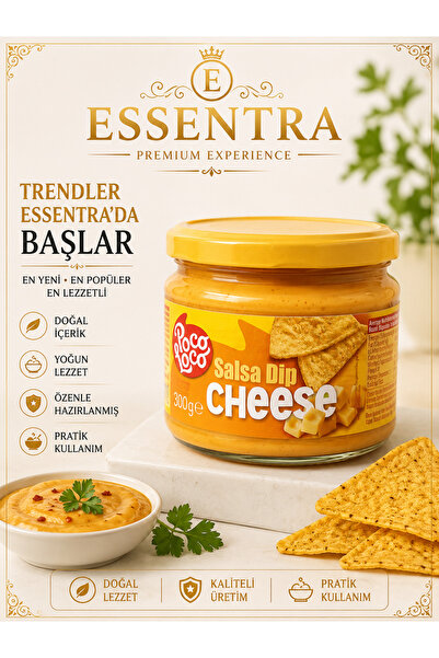 Essentra Home Poco Loco Cheese Salsa Dip Sos 300g Meksika Nachos Peynir Sosu