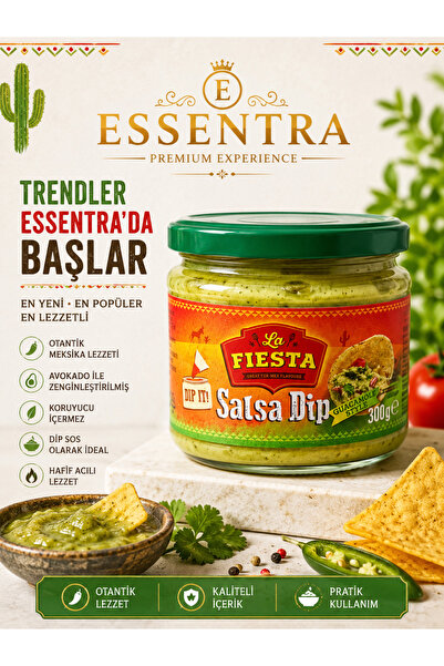 Essentra Home La Fiesta Guacamole Salsa Dip Sos 300g Salsa Dip Avokado Sos Me...