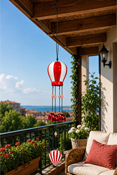 Tutku Home Cappadocia 65 Cm Seramik Rüzgar Çanı