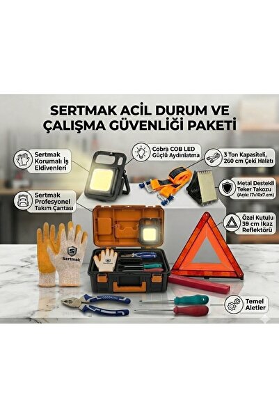 Superbag Otomobil Araç İçi Bulunması Gerekenler Seti - Bagaj Düzenleyici Acil...