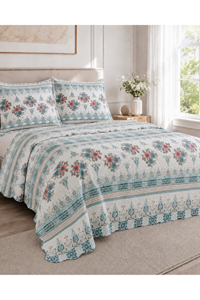 Bella Home Çift Kişilik Çok Amaçlı Pike Takımı | 200x220 cm | Hafif ve Şık Ta...
