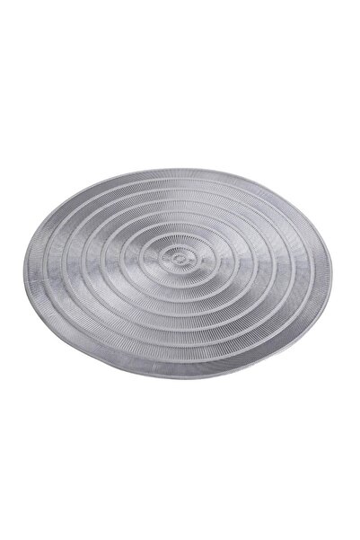 ESPIEL Σουπλά Στρογγυλό Ασημί PVC 38cm PUL407K6