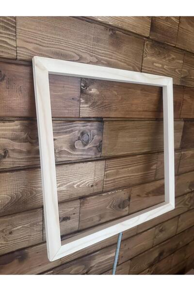 Nest WoodTr HAM AHŞAP ÇITA ÇERÇEVE 10x10cm 4 ADET