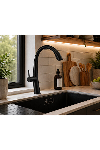 vb vitrinbanyo Retro Black Pull-Out Head Kitchen Sink Faucet – Spiral Kitchen...