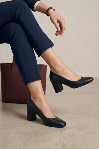 Papuçsepeti Shoe Basket 517 Women's 5 cm Heel Comfortable Sole Casual Shoes