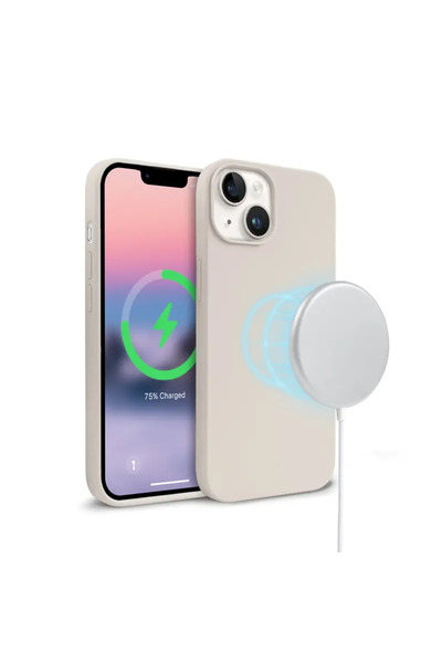 Crong Husă Magnetică Colorată - Etui iPhone 14 / iPhone 13 MagSafe (cu aspect...