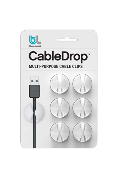 blueLounge CableDrop 6 bucăți. Pachet, alb