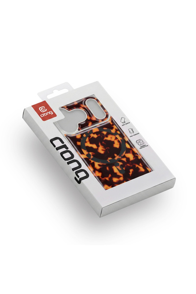 Crong Husă Deluxe MAG - Husă iPhone 17 MagSafe (Tortoise)