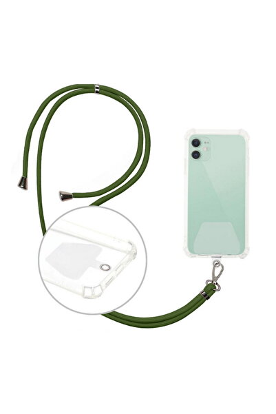 OEM Șnur universal pentru gât pentru telefon / pentru braț, kaki / verde