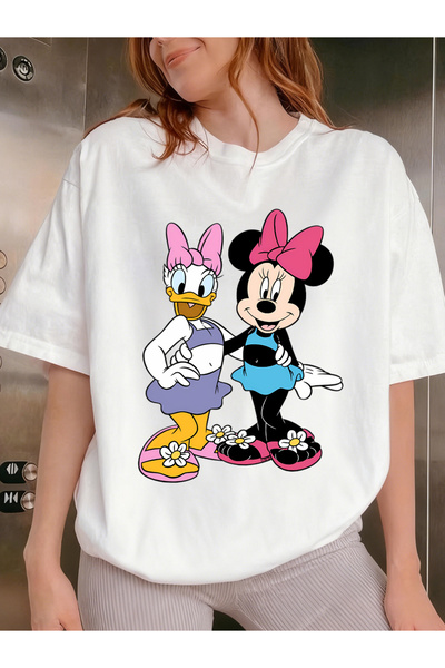 SAUDI DISNEYLAND disneyland Men and Women's 100% Cotton T-Shirt - Oversized C...