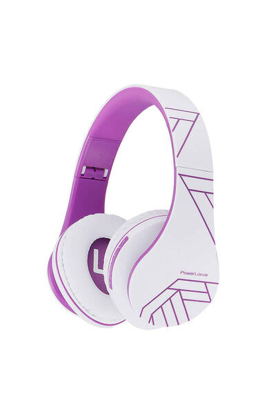 PowerLocus Căști Bluetooth P2 Alb Violet