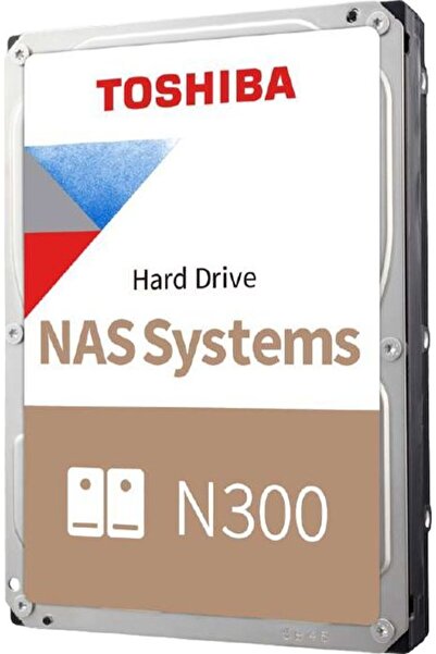 Toshiba Dysk N300 HDWG51CUZSVA 12TB 3,5" 7200 512MB SATA III NAS BULK