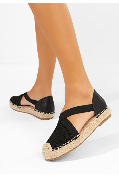 B T Shoes Fensy women's black Espadrilles