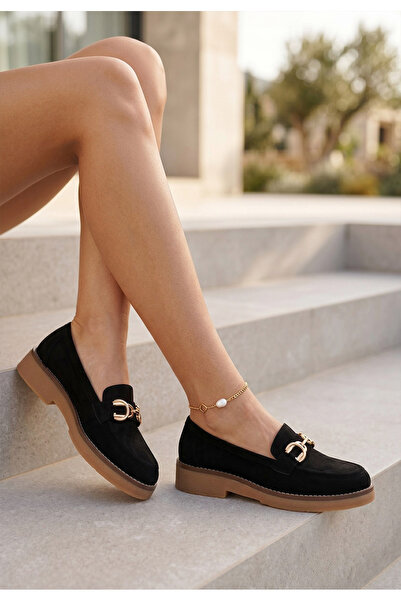 B T Shoes Women's Zephya black loafers