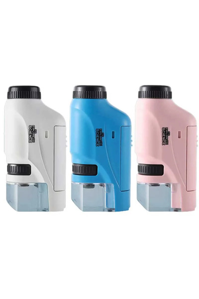 ALIEN Mini microscop portabil cu baterie 60-120x