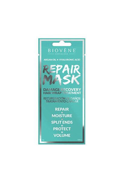 BIOVENE Biovene, Ulei de Argan, Mască cremă pentru tratamentul părului, Repar...