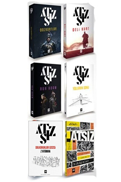 Ötüken Neşriyat Hüseyin Nihal Atsız 6 Book Set Wolves - Mad Wolf - Soul Man -...