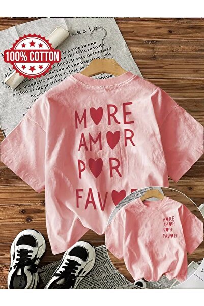 PAVRO Tricou unisex cu imprimeu mixt, confortabil