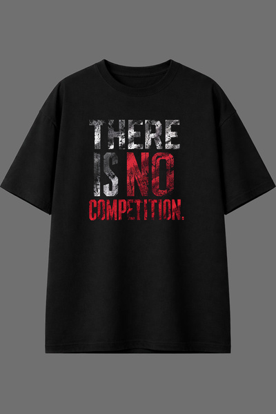 VSRN There Is No Design Pre-Printed Black Oversize T-Shirt