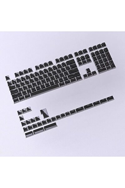 Leaven Mekanik Klavye Crystal Jelly Keycap -136 Tuşlu Yarı Saydam Oem RGB Tuş...