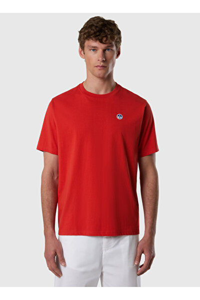 North Sails Kırmızı Erkek T-Shirt NS0000692990