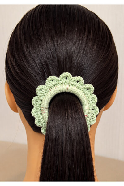 meryemin butiği Hand knitted rubber buckle