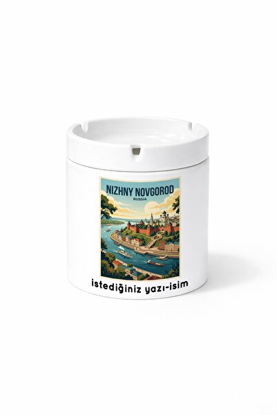 Kirbi Reklam Nizhny Novgorod - Nijni Novgorod City Double-Sided Printed Ashtr...